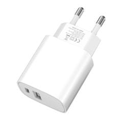 MG WGWCW síťová nabíječka USB / USB-C 20W, černá