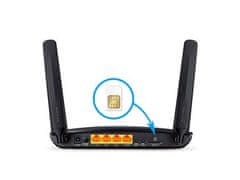 TP-Link TP-LINK SIM Dvoupásmový bezdrátový router 4G, LTE, AC750 Archer MR200