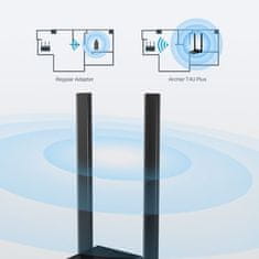 TP-Link AC1300 Archer T4U Plus Bezdrátový USB adaptér 1300 Mb/s černý KOM1120