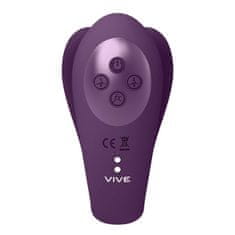 VIVE Vive Yoko Triple Action Vibrator Dual purple vibrátor na klitoris a G-bod