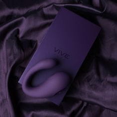 VIVE Vive Yoko Triple Action Vibrator Dual purple vibrátor na klitoris a G-bod