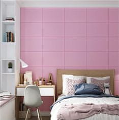 HOME & MARKER® Tapeta na zeď, Samolepící tapeta, 3D Tapety na zeď (5 ks)| FORMWALL Růžová