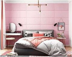 HOME & MARKER® Tapeta na zeď, Samolepící tapeta, 3D Tapety na zeď (5 ks)| FORMWALL Růžová