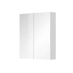 Mereo  Aira, Mailo, Opto, Bino, Vigo koupelnová galerka 60 cm, zrcadlová skříňka, bílá - CN716GB