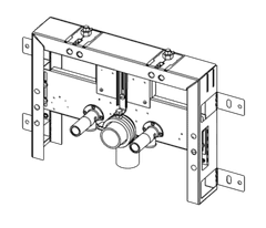 Tece  Konstrukce pro zazdění k bidetu Box - 9.370.031