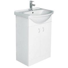 MULTI  Koupelnová skříňka s umyvadlem Pro 52x41,2 cm bílá - PRO50SOKL