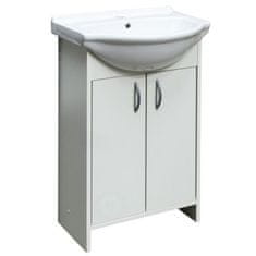 MULTI  Koupelnová skříňka s umyvadlem Praxis 51,7x41,2 cm bílá - SPAMELIA