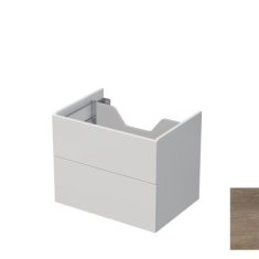Naturel  Koupelnová skříňka pod desku se 2 zásuvkami Ratio 70x56x50 cm dub Nebraska šedý - ZB702Z56PU.32