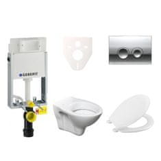 S-Line  Cenově zvýhodněný závěsný WC set Geberit k zazdění + WC - 110.100.00.1NR2