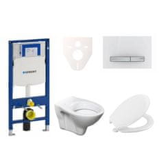 S-Line  Cenově zvýhodněný závěsný WC set Geberit do lehkých stěn / předstěnová montáž+ WC Pro - 111.300.00.5NR8