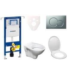 S-Line  Cenově zvýhodněný závěsný WC set Geberit do lehkých stěn / předstěnová montáž+ WC Pro - 111.355.00.5ND3