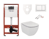  Cenově zvýhodněný závěsný WC set do lehkých stěn / předstěnová montáž+ WC Ideal Standard Tesi - SIKOTSE0