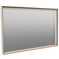 Naturel  Zrcadlo Oxo Multi 110x70 cm bílá mat/buk - OXOMULTIZRC11070