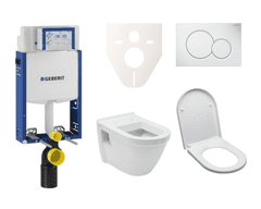 Vitra  Cenově zvýhodněný závěsný WC set Geberit k zazdění + WC S50 - SIKOGE2V1