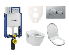 Vitra  Cenově zvýhodněný závěsný WC set Geberit k zazdění + WC Integra vč. sedátka - SIKOGE2V42