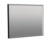  Zrcadlo 90x70 cm hliník černá - ALUZ9070CLEDP