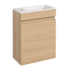 Naturel  Koupelnová skříňka s umyvadlem Verona 40x53,2x22 cm světlé dřevo - VERONA40SD