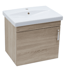 Naturel  Koupelnová skříňka s umyvadlem Vario Dekor 60x51x40 cm dub bardolíno mat - VARIO260DBDB