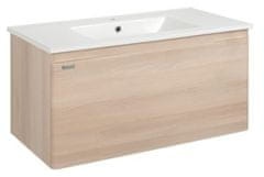 Naturel  Koupelnová skříňka s umyvadlem Ancona 100x45x46 cm akácie - ANCONA2100DV
