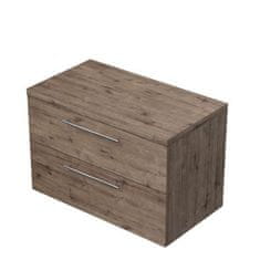 Naturel  Koupelnová skříňka pod umyvadlo na desku Ratio 90x59,6x50 cm dub Wellington - ND902Z56.D370