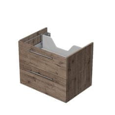 Naturel  Koupelnová skříňka pod desku se 2 zásuvkami Ratio 70x56x50 cm dub Wellington - ZB702Z56.D370