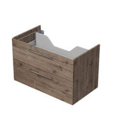 Naturel  Koupelnová skříňka pod desku se 2 zásuvkami Ratio 90x56x50 cm dub Wellington - ZB902Z56.D370