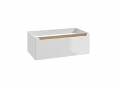 Naturel  Koupelnová skříňka doplňková Stilla 80x30x45 cm bílá - STILLAB08001