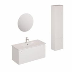 Naturel  Koupelnová sestava s umyvadlem včetně umyvadlové baterie, vtoku a sifonu Ancona bílá lesklá - KSETANCONA4
