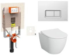 Vitra  Cenově zvýhodněný závěsný WC set k zazdění + WC Nuo - SIKOVIZNUO680