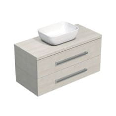 Naturel  Koupelnová skříňka s krycí deskou Cube Way 100x53x46 cm dub Chamonix mat - CUBE461003DCSAT45