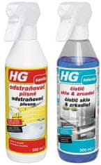HG  Akční balíček odstraňovač plísně OP a čistič skla & zrcadel CSZ - BALICEK1