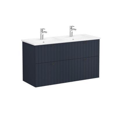 Vitra  Koupelnová skříňka s umyvadlem Root 120x67x46 cm modrá mat - ROOTG120BINTS