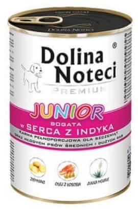 DOLINA NOTECI Dolina Noteci Premium Pes Junior Krůtí Srdce Konzerva 400G