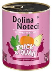 DOLINA NOTECI Dolina Noteci Superfood Pes Kachna A Křepelka Konzerva 800G