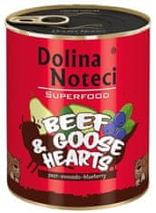 DOLINA NOTECI Dolina Noteci Superfood Pes Hovězí A Husí Srdce Konzerva 800G