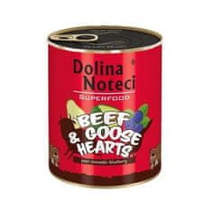 DOLINA NOTECI Dolina Noteci Superfood Pes Hovězí A Husí Srdce Konzerva 800G