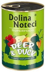 DOLINA NOTECI Dolina Noteci Superfood Pes Jelen A Kachna Konzerva 400G