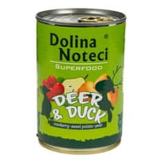 DOLINA NOTECI Dolina Noteci Superfood Pes Jelen A Kachna Konzerva 400G