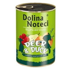 DOLINA NOTECI Dolina Noteci Superfood Pes Jelen A Kachna Konzerva 400G