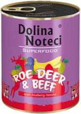 DOLINA NOTECI Dolina Noteci Superfood Pes Srnec A Hovězí Konzerva 800G