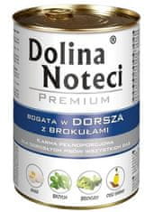 DOLINA NOTECI Dolina Noteci Premium Pes Treska A Brokolice Konzerva 400G