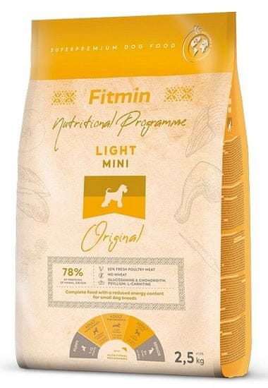 Fitmin Fitmin Dog Mini Light 2,5 Kg