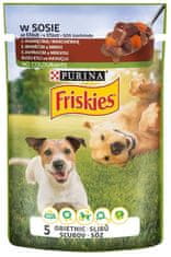 Friskies Friskies Dog Adult Jehněčí A Mrkev V Omáčce Sáček 100G