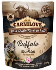 Carnilove Carnilove Dog Buffalo & Rose Petals - Buvol A Okvětní Lístky Růže Sáček 300G