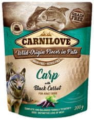 Carnilove Carnilove Dog Carp & Black Carrot - Kapr A Černá Mrkev Sáček 300G