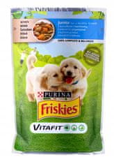 Friskies Friskies Dog Junior Kuře A Mrkev V Omáčce Sáček 100G