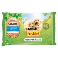 Friskies Friskies Dog Junior Kuře A Mrkev V Omáčce Sáček 100G