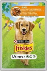 Friskies Friskies Dog Adult Kuře A Mrkev V Omáčce Sáček 100G