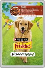 Friskies Friskies Dog Adult Jehněčí A Mrkev V Omáčce Sáček 100G