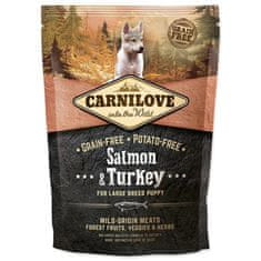 Carnilove Carnilove Dog Salmon & Turkey Large Puppy - Losos A Krůta 1,5 Kg